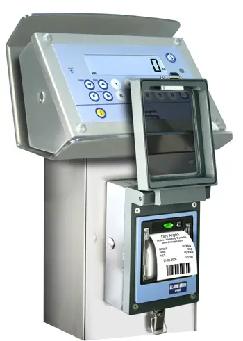 Stampante termica IP65 in acciaio inox con sportello ABS – TPRXTP