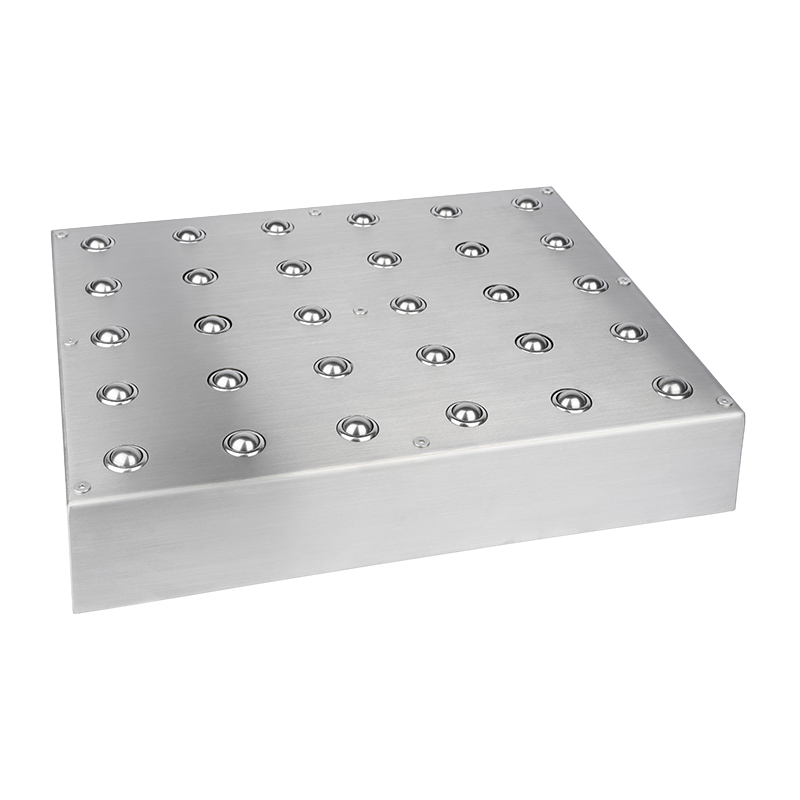 Stainless-steel ball transfer cover plate 410 × 410 mm – TQ-BP