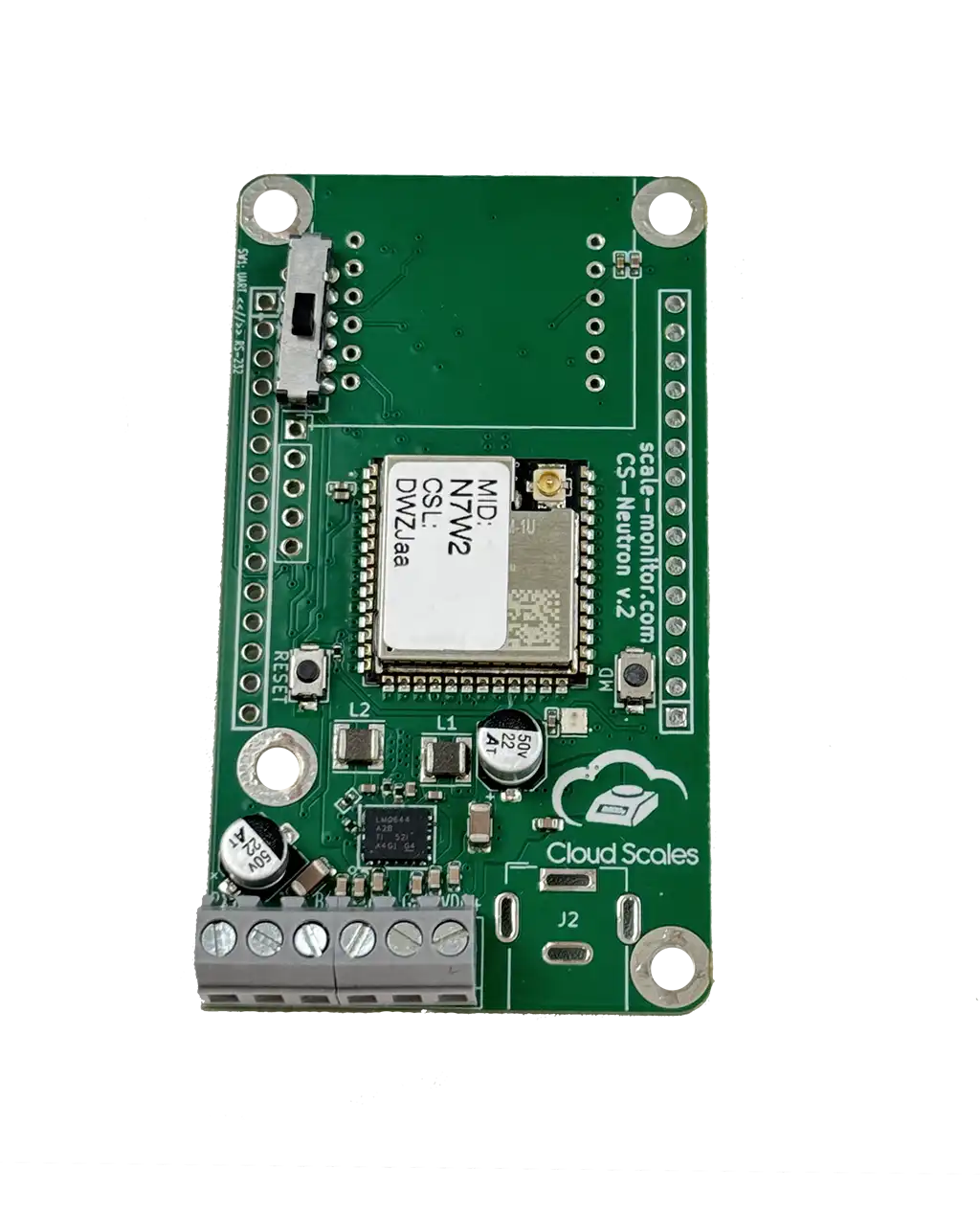 CloudScaleLink Neutron CS-NGP-WB – General-purpose OEM board | Wi-Fi · Bluetooth BLE