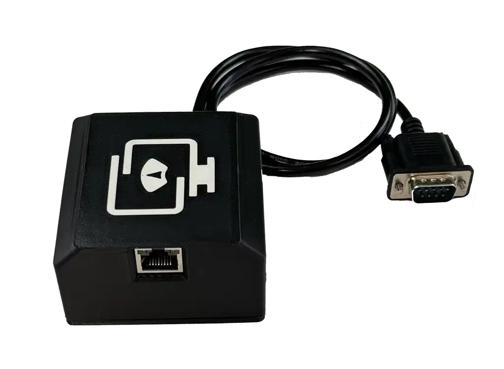 CloudScaleLink Neutron CS-NHM-WBE – Housed RS-232 module with male DB9 connector | Ethernet · Wi-Fi · Bluetooth BLE