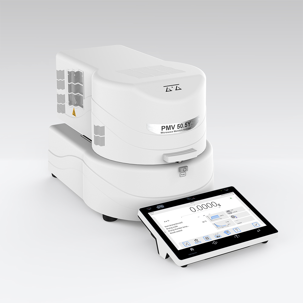 Analyseur d’humidité micro-ondes RADWAG PMV 5Y avec Neutron CSL