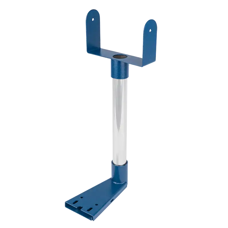 Chromed steel column 500 mm