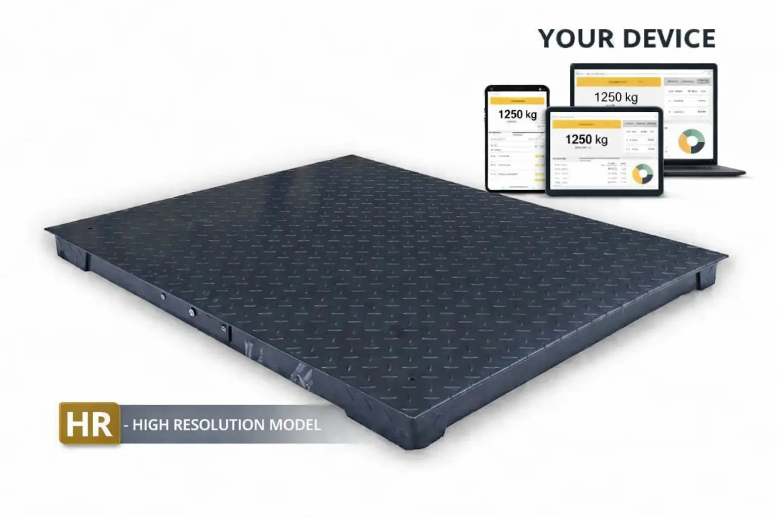 Floor scale - FKN-High Resolution, Wi-Fi/BLE/ETH